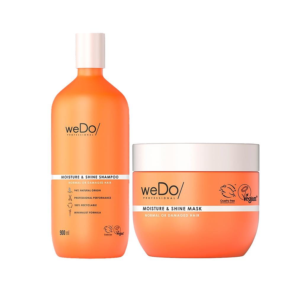 Kit WeDo Professional Moist&Shine - Shampoo e Máscara de Brilho 400 ml