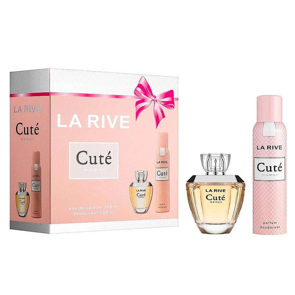 Kit La Rive Cuté EDT Perfume Feminino 100 ml e Desodorante 150ml