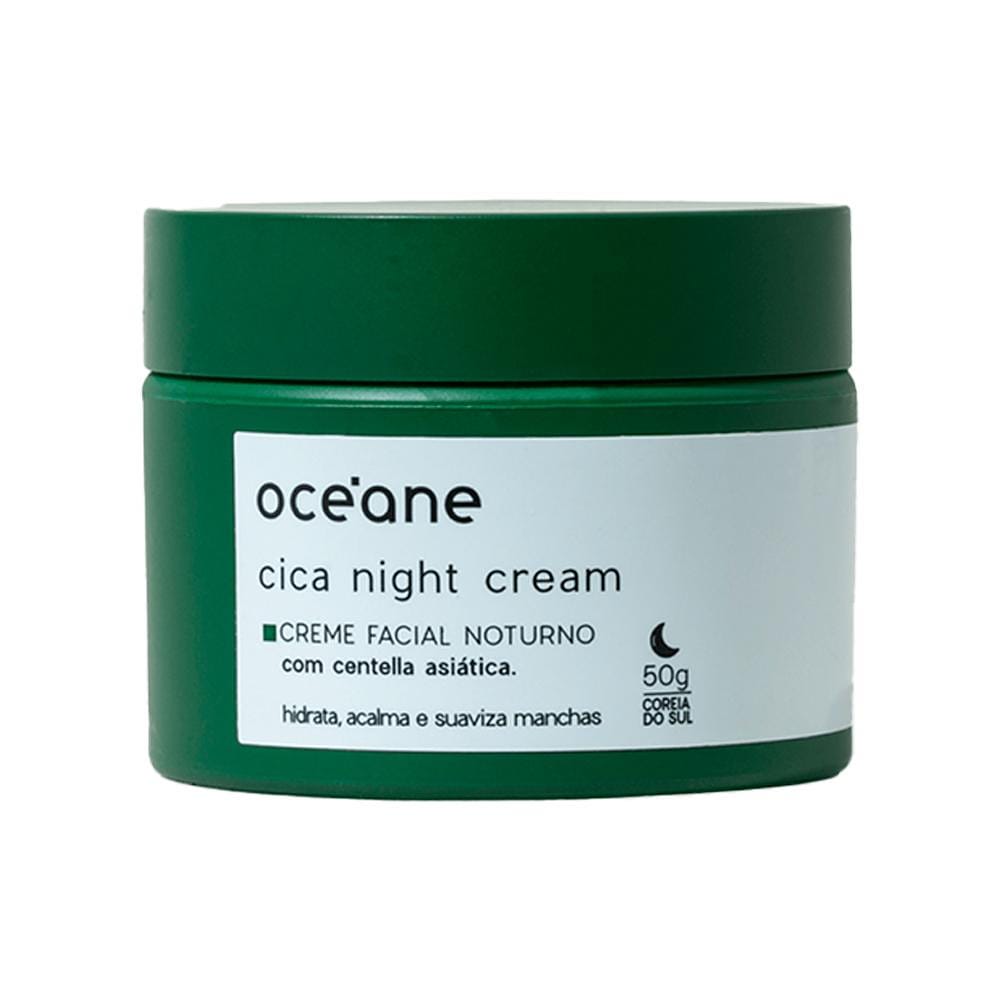 Océane Cica Night Cream Creme Facial Noturno Hidratante 50g