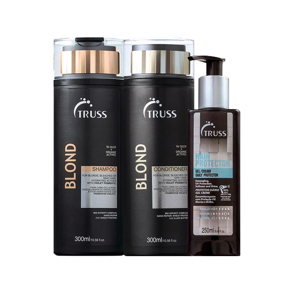 Kit Truss Blond - Shampoo e Condicionador e Leave-in