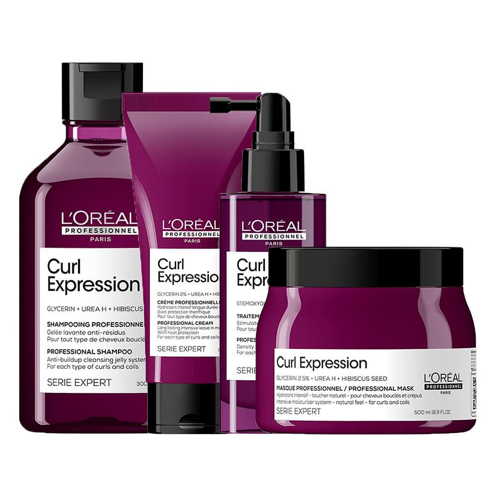 Kit L'Oreál Professionnel Serie Expert Curl Expression com Leave-in Long Lasting 200 ml + 3 Produtos
