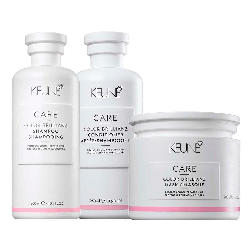 Kit Keune Color Brillianz - Shampoo e Condicionador e Máscara