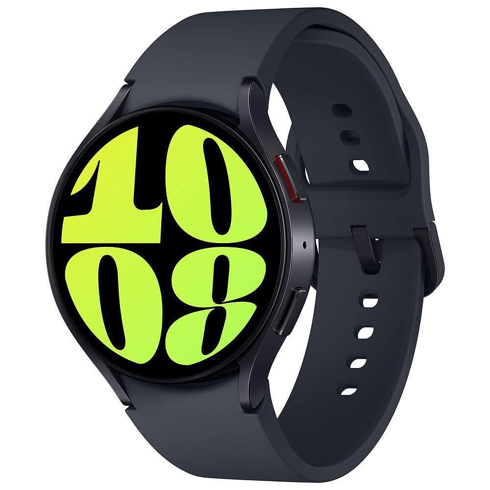 Smartwatch Samsung Galaxy Watch6 BT 44mm Grafite Tela Super AMOLED de 1.47", Bluetooth, Wi-Fi, GPS, NFC e Google Wear OS