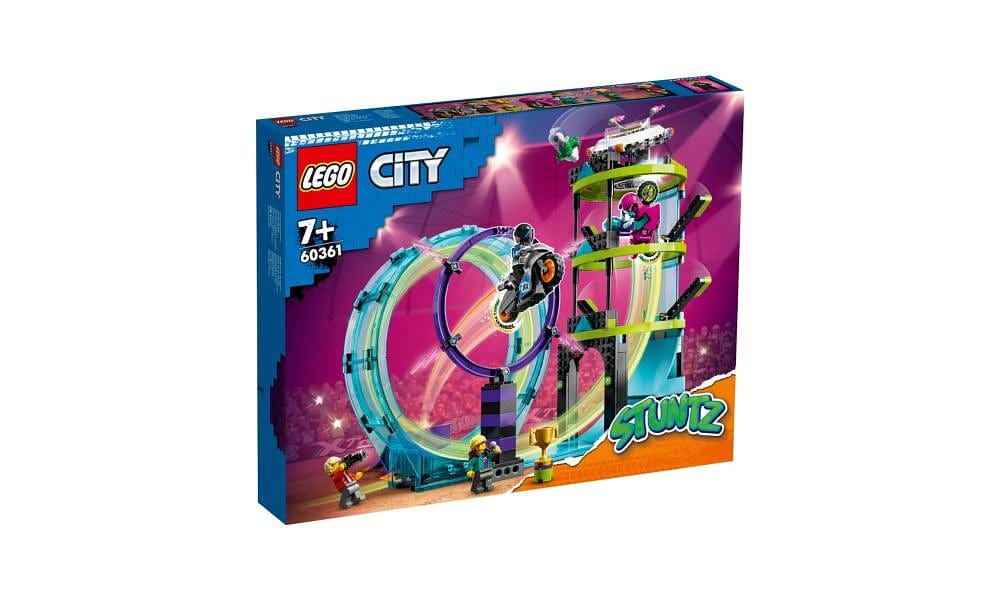 Lego - City Desafio de Acrobacias com Anéis Giratórios 60361