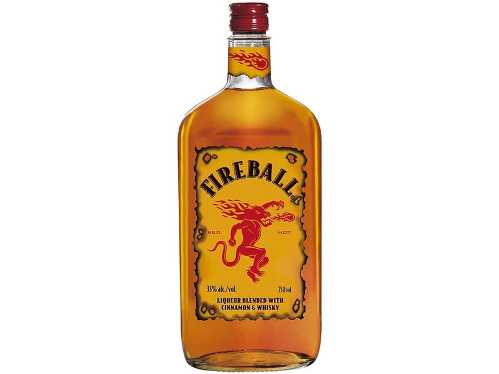 Licor Fireball Whisky com Canela Red Hot 750ml