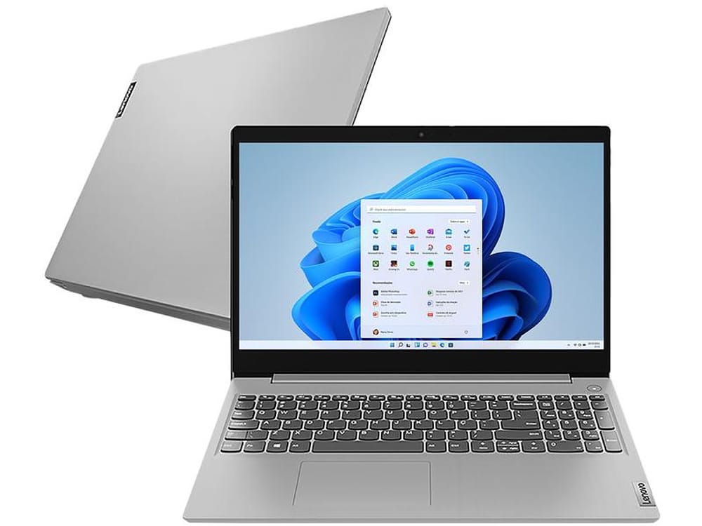 Notebook Lenovo Ideapad 3i Intel Core i5 8GB 256GB SSD 15,6” Windows 11 82BS000GBR