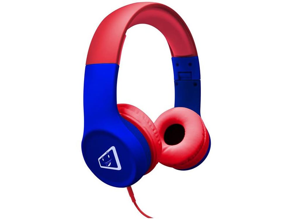 Headphone Infantil ELG Safe Kids Spider - Vermelho e Azul