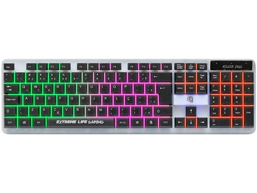 Teclado Gamer ELG Killer Soul USB ABNT - Preto