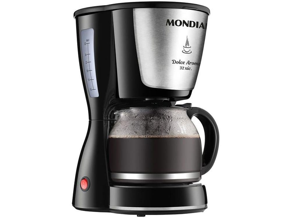 Cafeteira Elétrica Mondial Dolce Arome C-32 32X - Preta 32 Xícaras