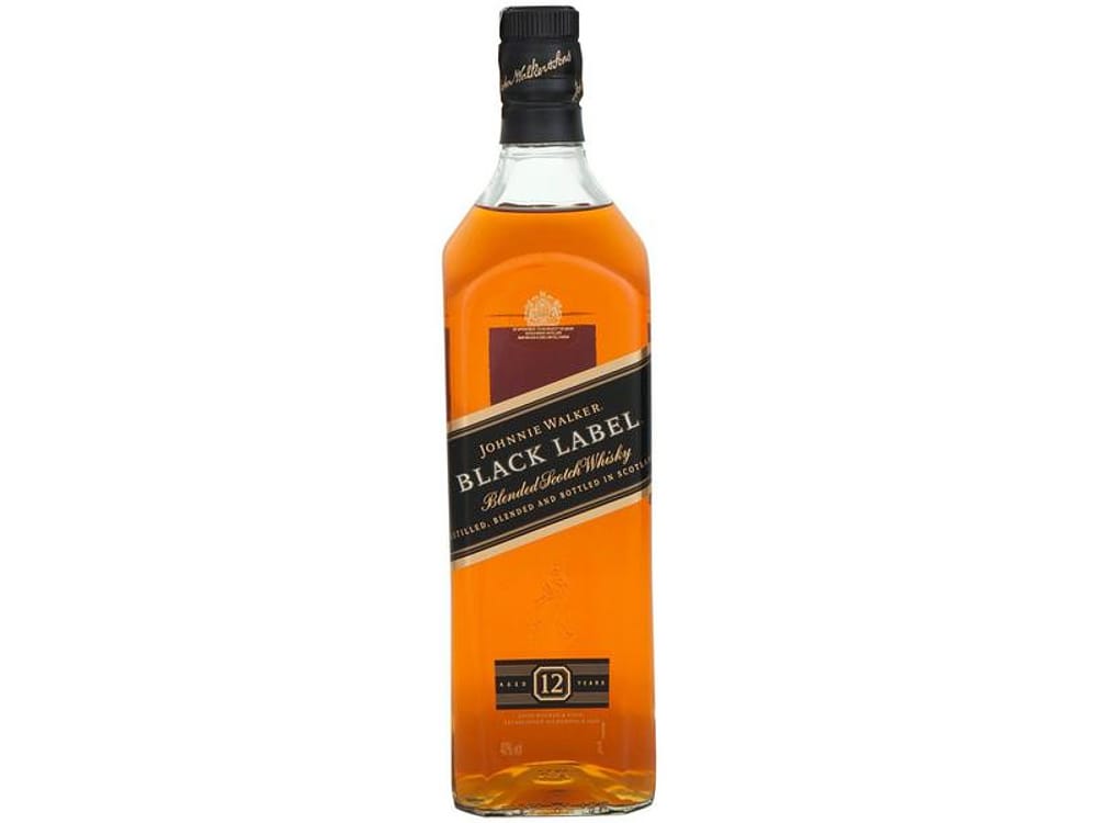 Whisky Johnnie Walker Black Label Escocês 12 anos 1L