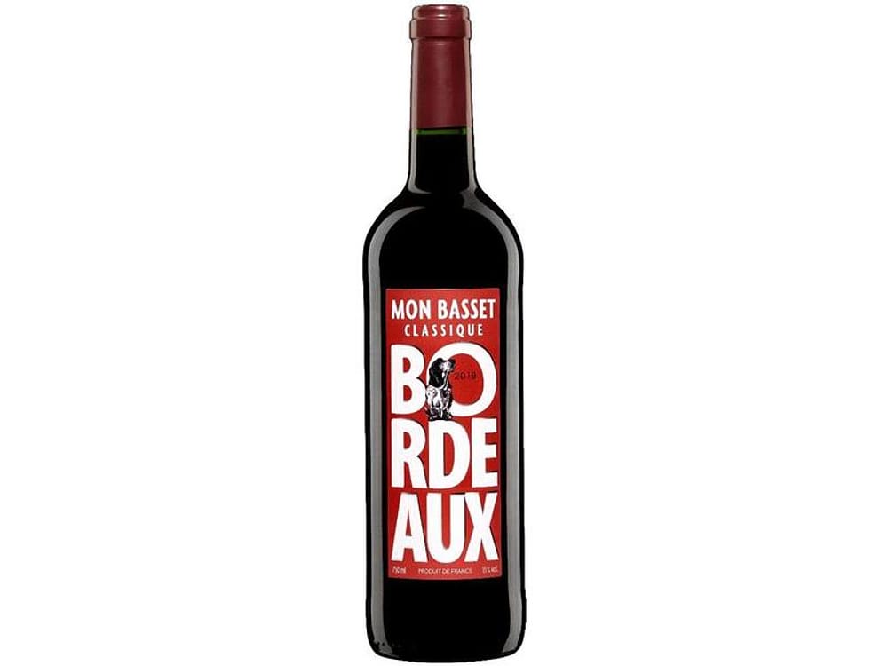 Vinho Tinto Seco Mon Basset Classique Bordeaux 2019 França 750ml