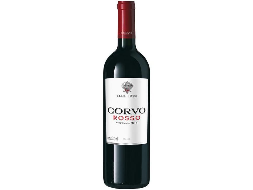 Vinho Tinto Seco Corvo Rosso 750ml