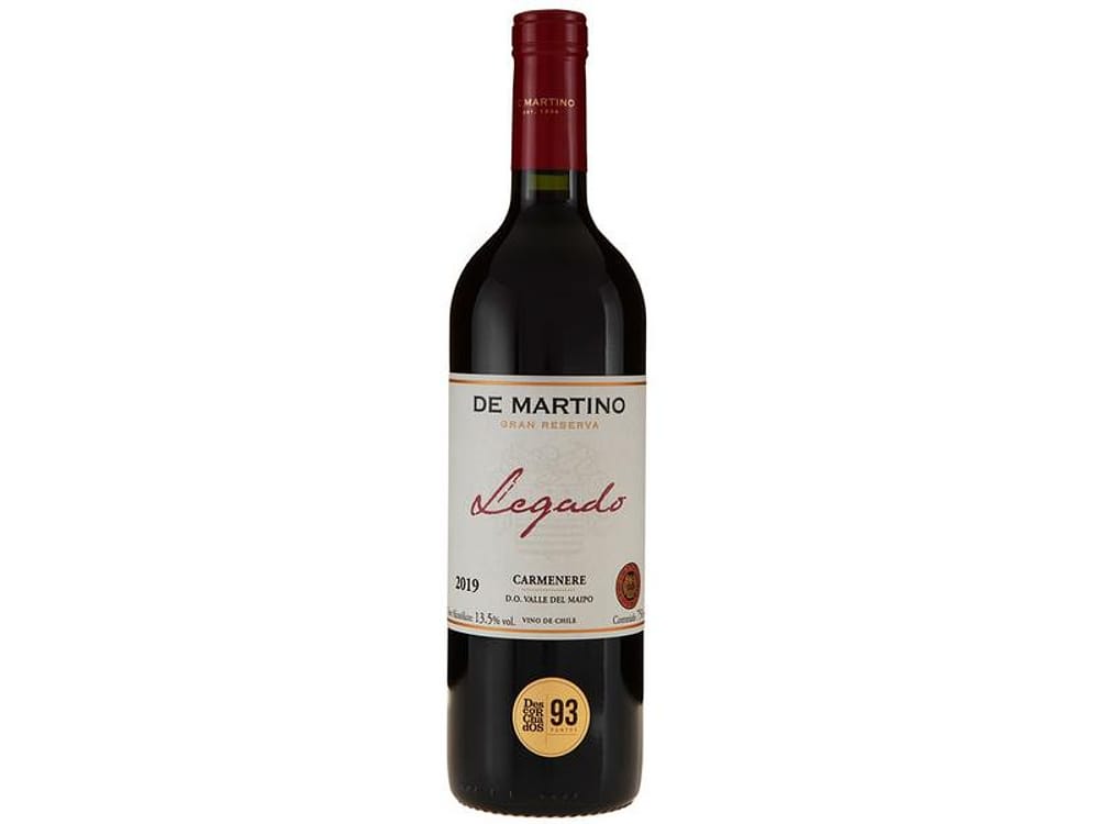 Vinho Tinto Seco De Martino Premium Legado Gran - Reserva Chile 750ml