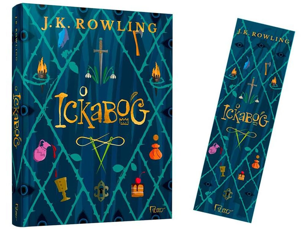 Livro O Ickabog J.K Rowling com Marcador de Página Pré-venda