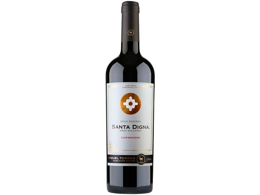 Vinho Tinto Seco Santa Digna Gran Reserva - Carmenére 2019 Chile 750ml