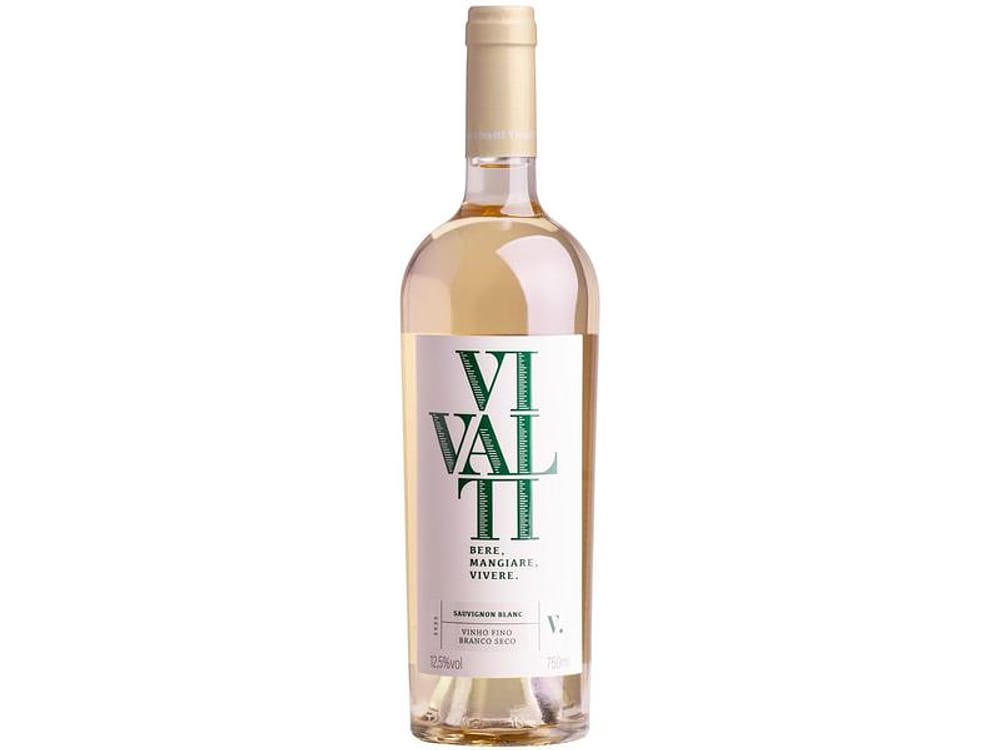Vinho Branco Seco Vivalti Sauvignon Blanc 2020 - Brasil 750ml