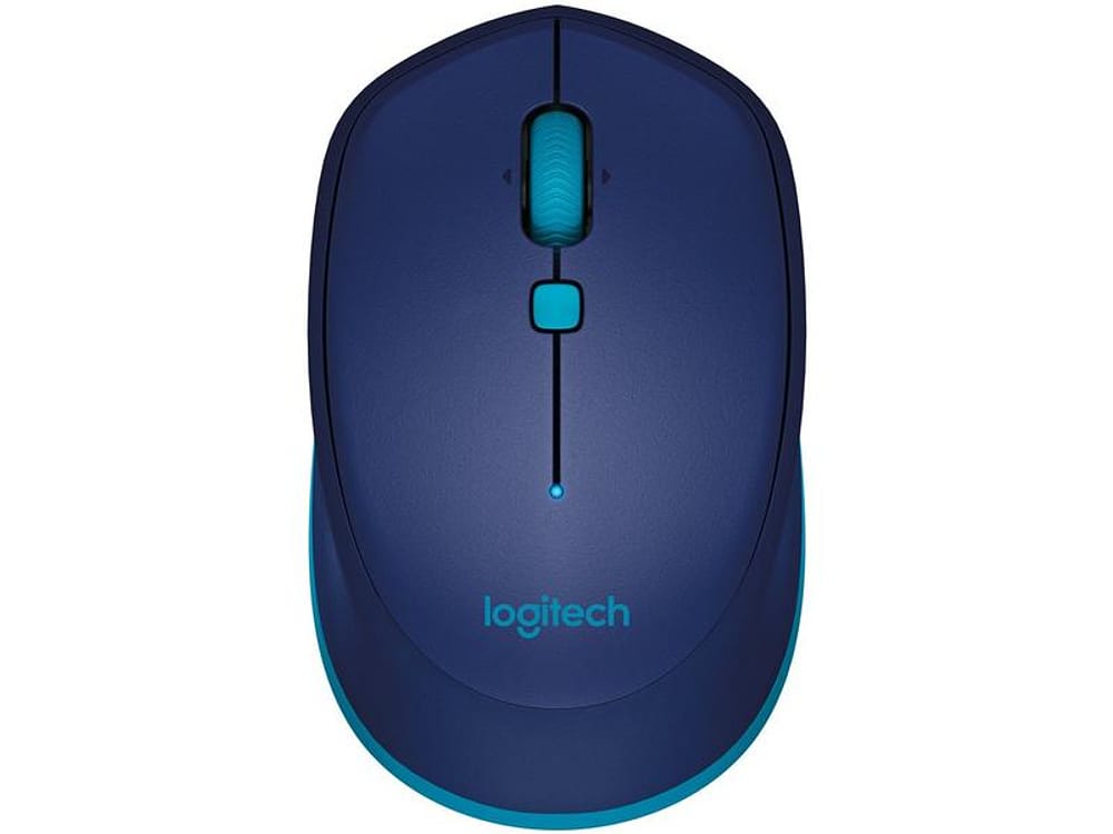 Mouse sem Fio Logitech Óptico 1000DPI 4 Botões - M535 Azul