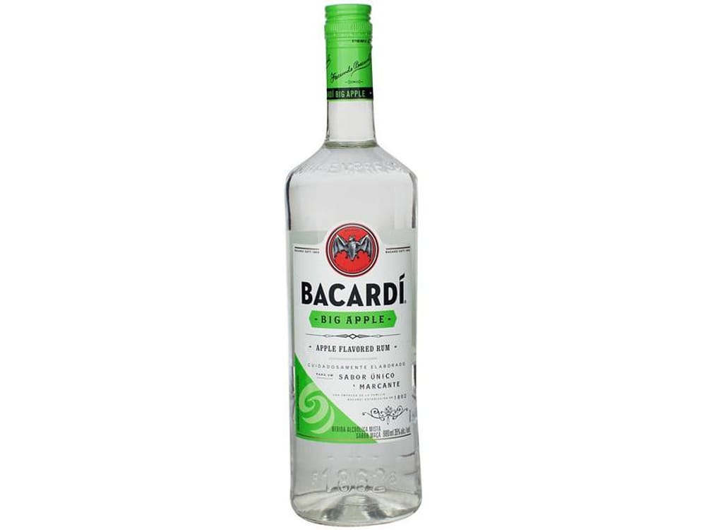 Rum Bacardi Big Apple Maçã 980ml