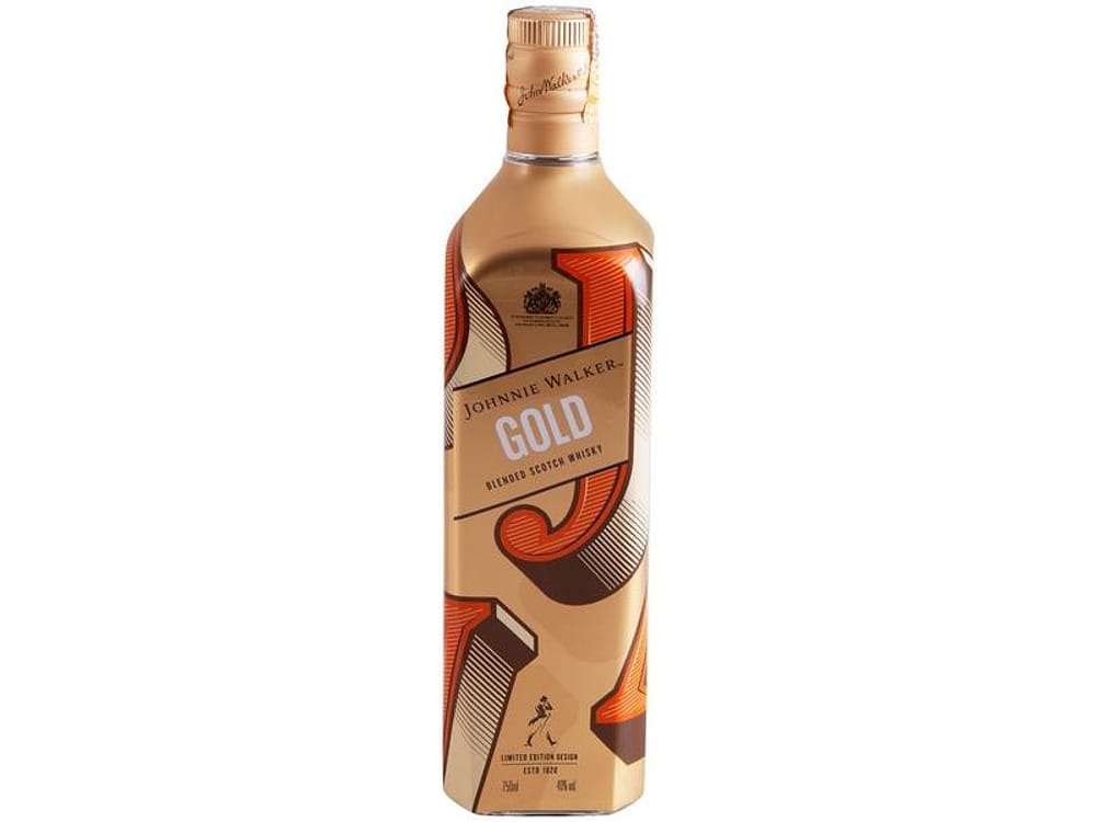 Whisky Johnnie Walker Escocês Gold Label - Blended Malt 750ml