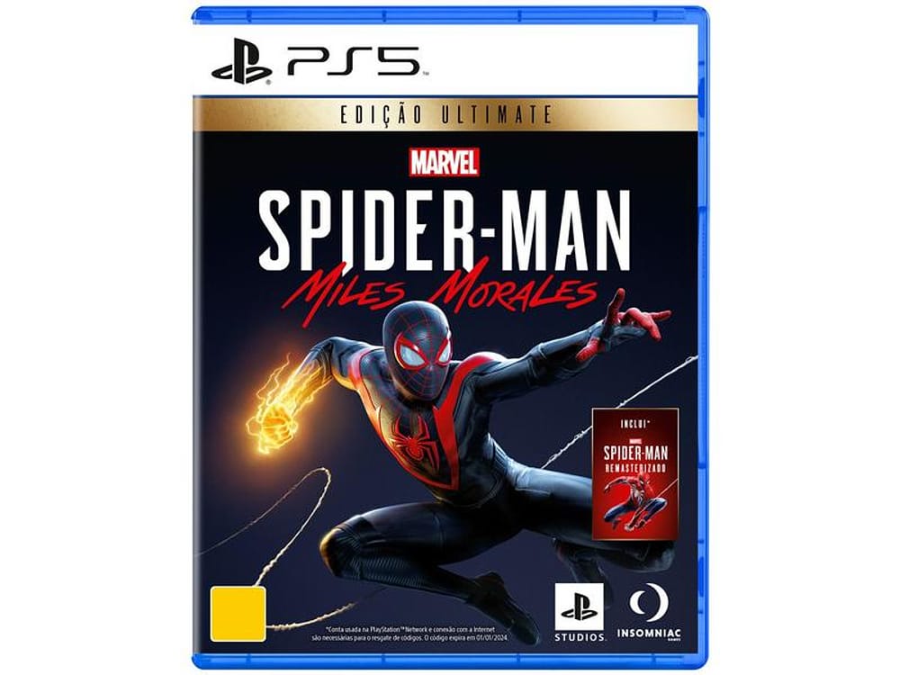 Marvels Spider-Man Miles Morales Edição Ultimate para PS5 Insomniac Studios