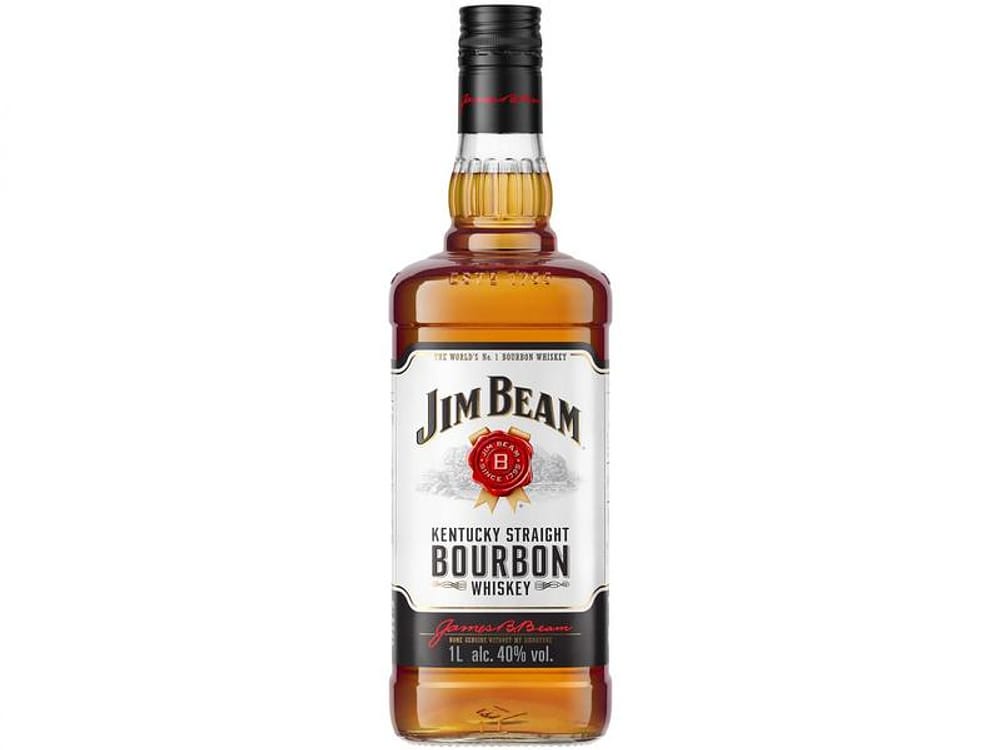 Whisky Jim Beam White Bourbon 4 Anos Americano 1L