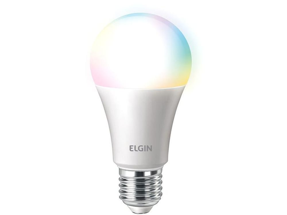 Lâmpada Smart Wi-Fi Elgin Smart Color Bulbo LED 10W