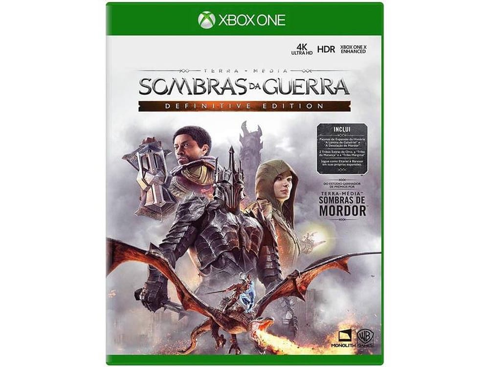 Terra-Média Sombras da Guerra para Xbox One - Monolith Definitive Edition