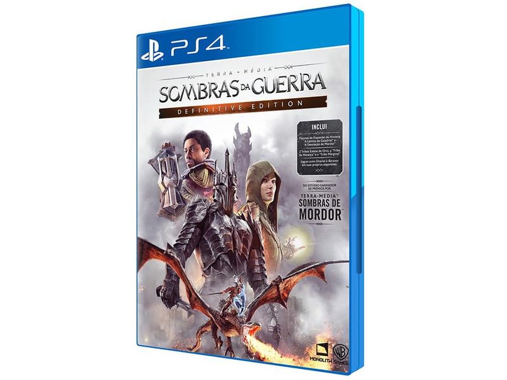 Terra Média: Sombras da Guerra Definitive Edition para PS4 Sony