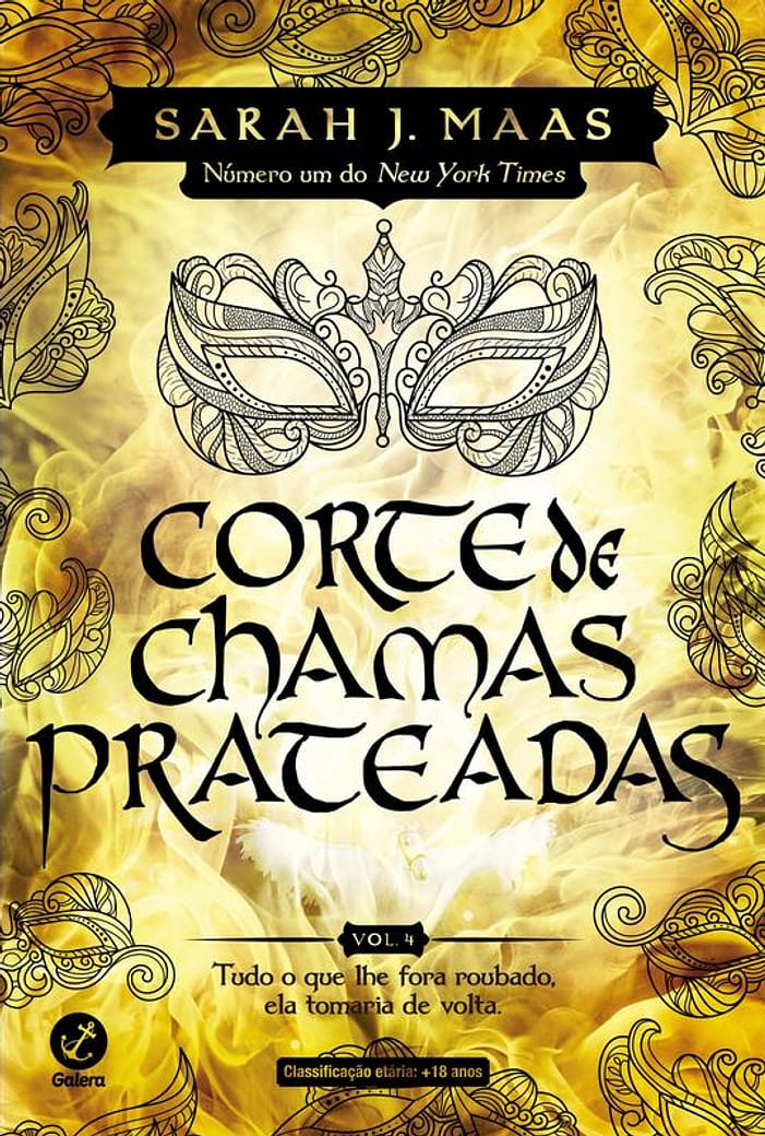 Livro - Corte de chamas prateadas (Vol. 4 Corte de espinhos e rosas) – Edição de colecionador