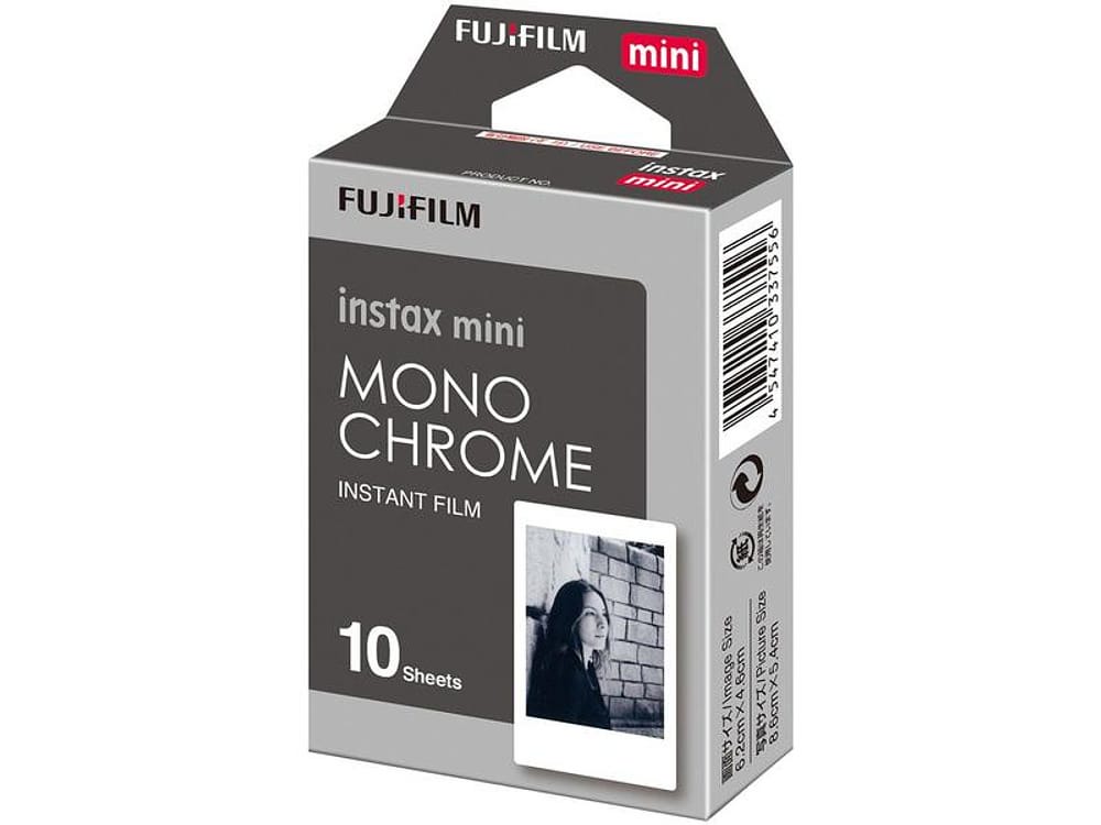 Filme Instantâneo Fujifilm Instax Mini Monochrome com 10 Poses