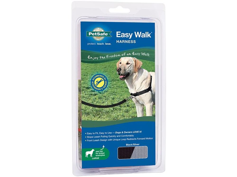Guia para Cachorro Tam. G Preto e Cinza - PetSafe Easy Walk