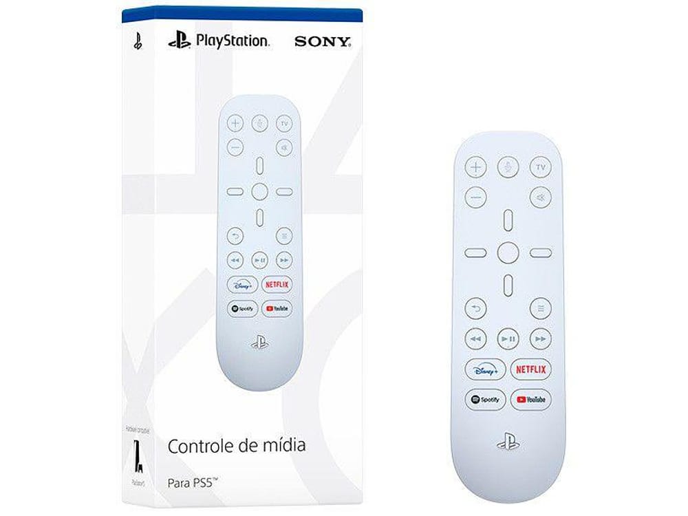 Controle Remoto para PS5 Sony Controle de Mídia
