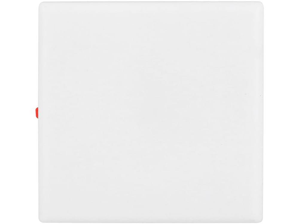 Painel de LED de Embutir 12,3x12,3cm 18W - Quadrado Branco Quente Gaya Infinity