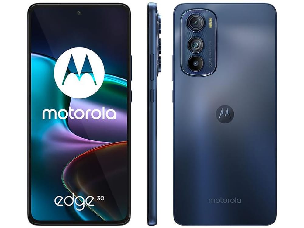 Smartphone Motorola Edge 30 256GB Grafite 5G Octa-Core 8GB RAM 6,5” Câm. Tripla + Selfie 32MP