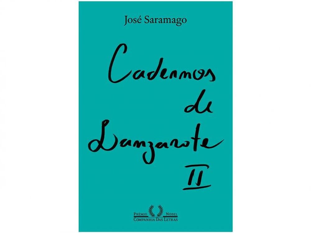 Livro Cadernos de Lanzarote II José Saramago