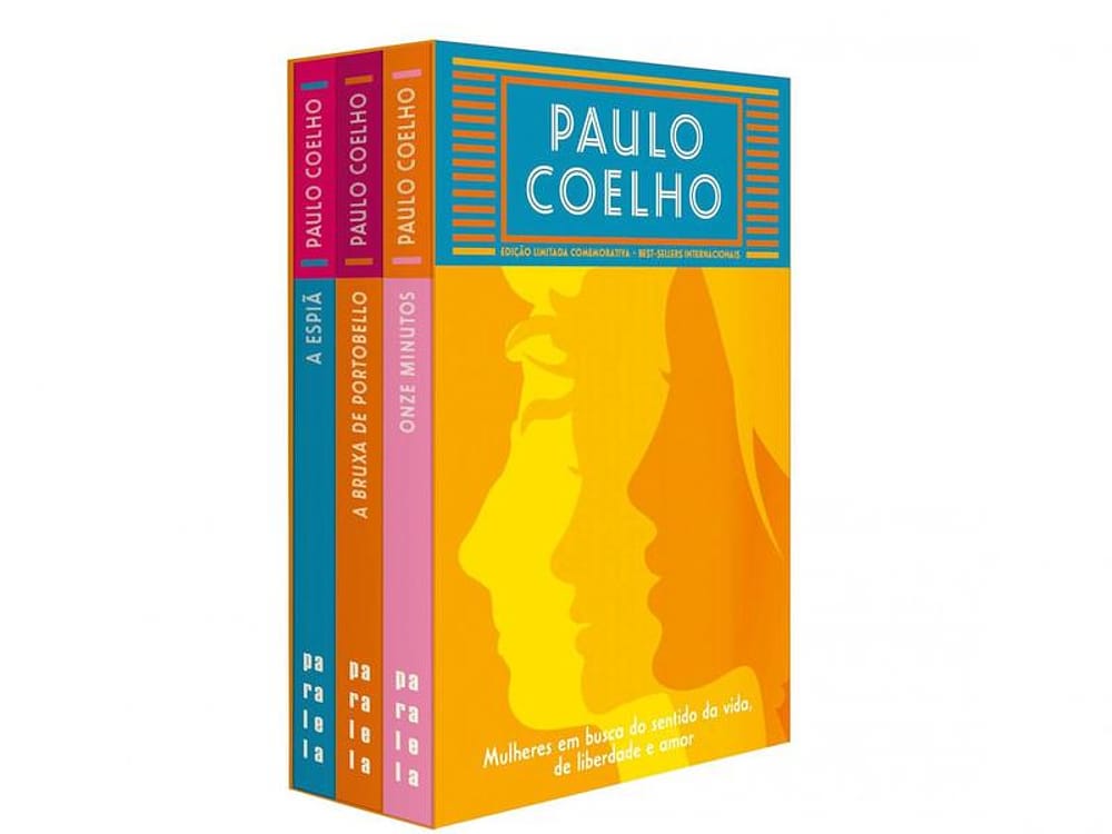 Box Livros Coleção Três Mulheres Paulo Coelho