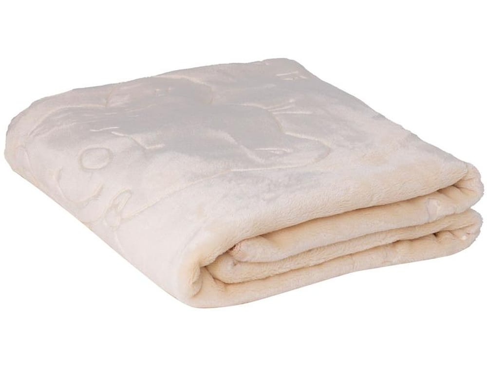 Cobertor Infantil para Berço Jolitex Microfibra Relevo Touch Texture Bege