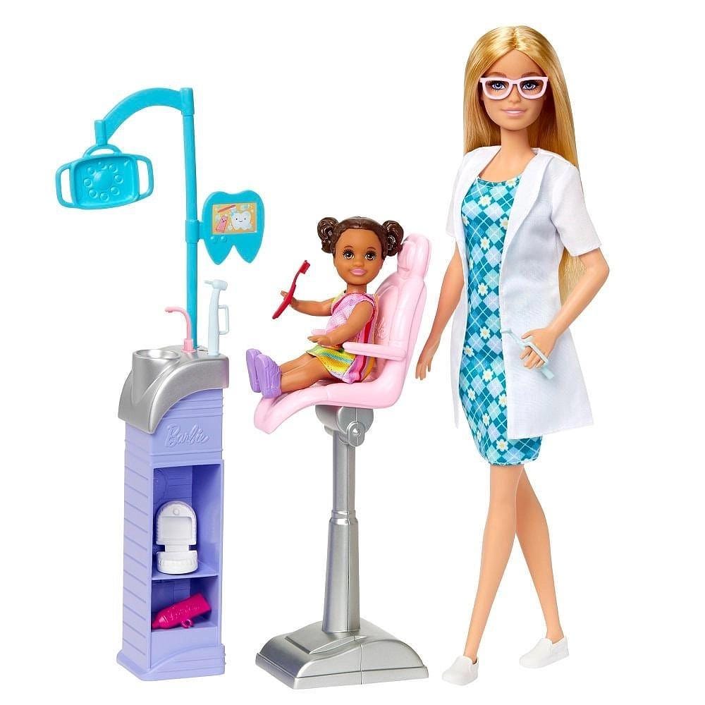 Barbie Conjunto Dentista Loira - DHB63/13 - Mattel