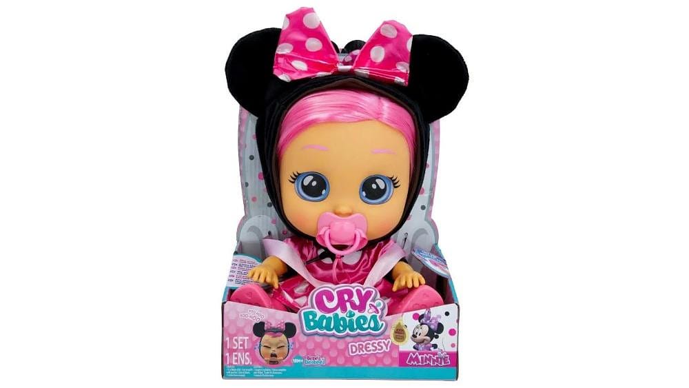 Boneca Dressy Minnie Cry Babies - Multikids