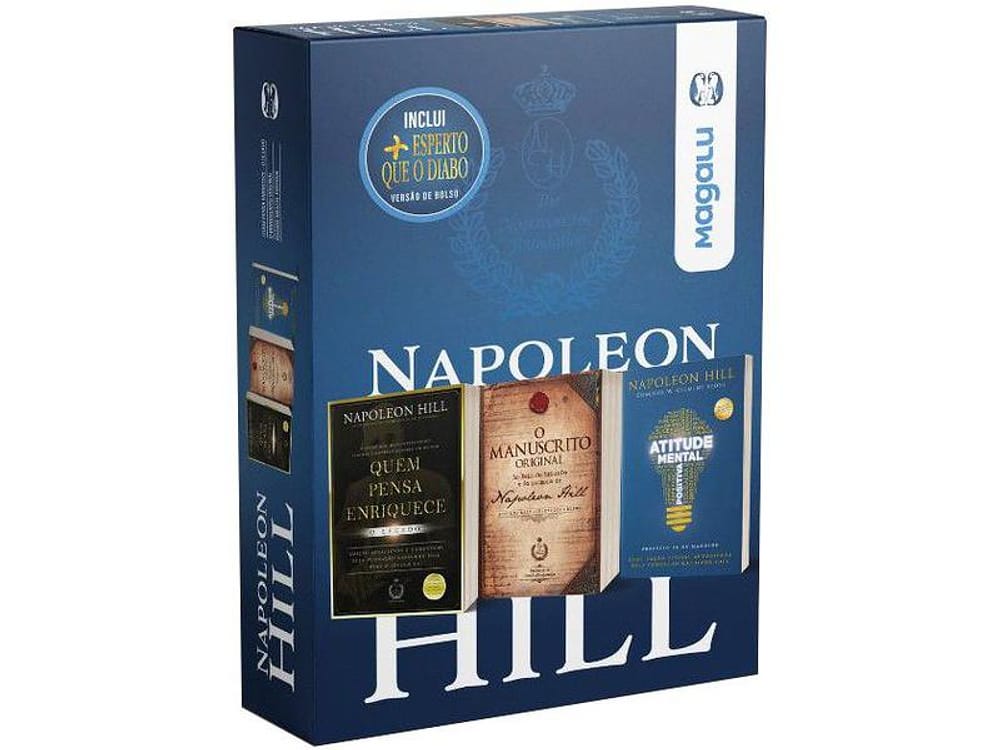 Box Livros O Legado de Napoleon Hill + Mais - Esperto Que o Diabo Edição de Bolso