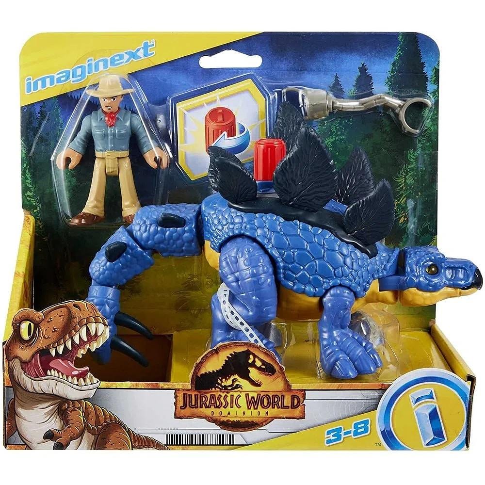 Imaginext Jurassic World Stegosaurus E Dr.grant - Mattel