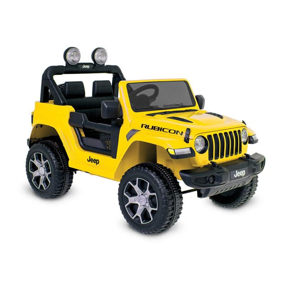 Jeep Wrangler - Amarelo - R/C Elétrico 12V - Bandeirante