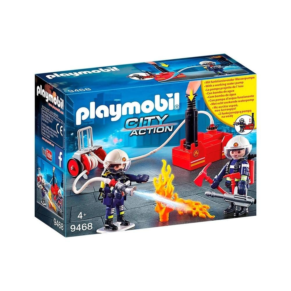 Playmobil - Bombeiros com Bomba de Água - 9468 - Sunny