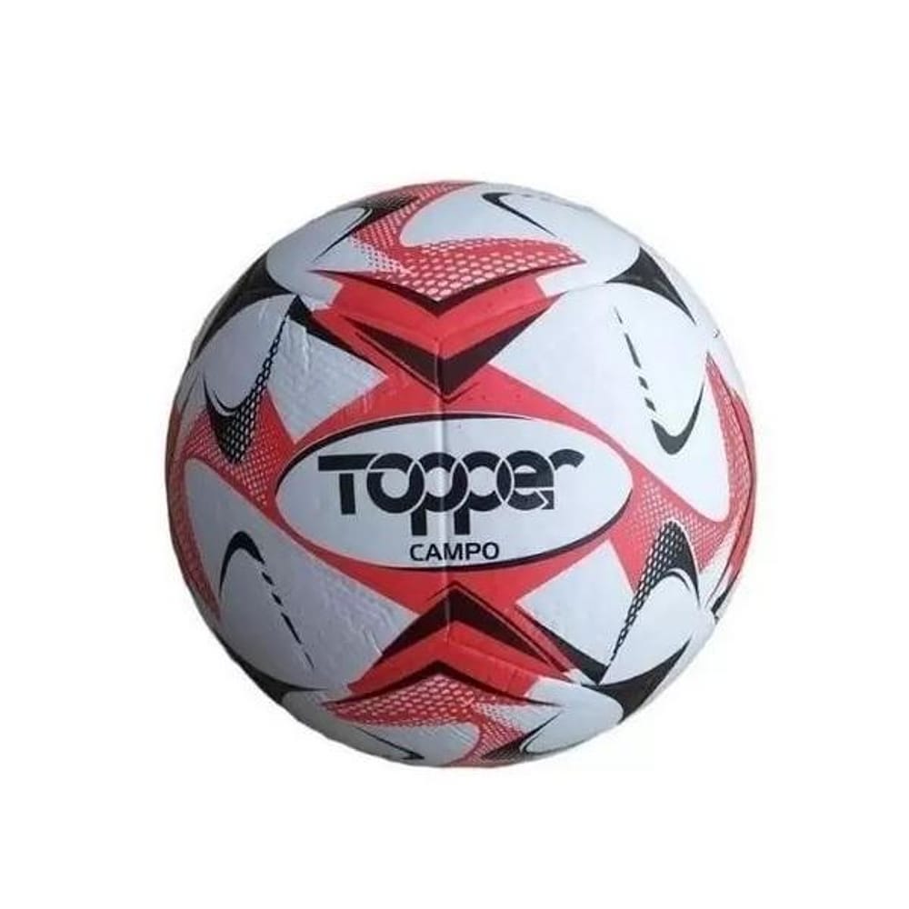 Bola de Futebol de Campo - Vermelha - Topper