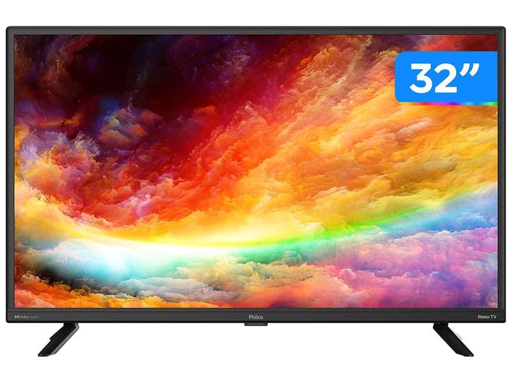 Smart TV 32” HD LED Philco PTV32G70RCH 1 HDMI 1 USB