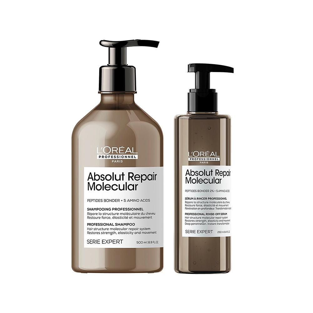 Kit L'Oréal Professionnel Absolut Repair Molecular - Shampoo 500ml e Sérum Capilar 250ml