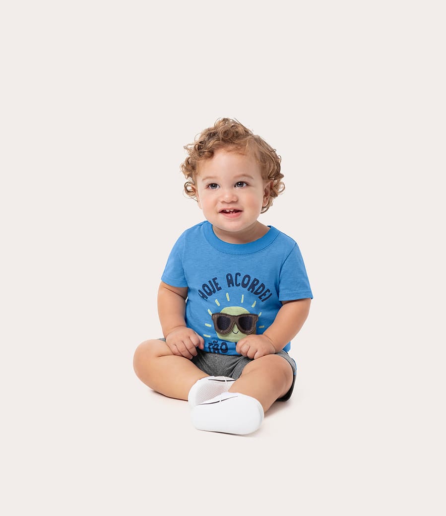 Conjunto Infantil Menino Em Moletinho Malwee Kids