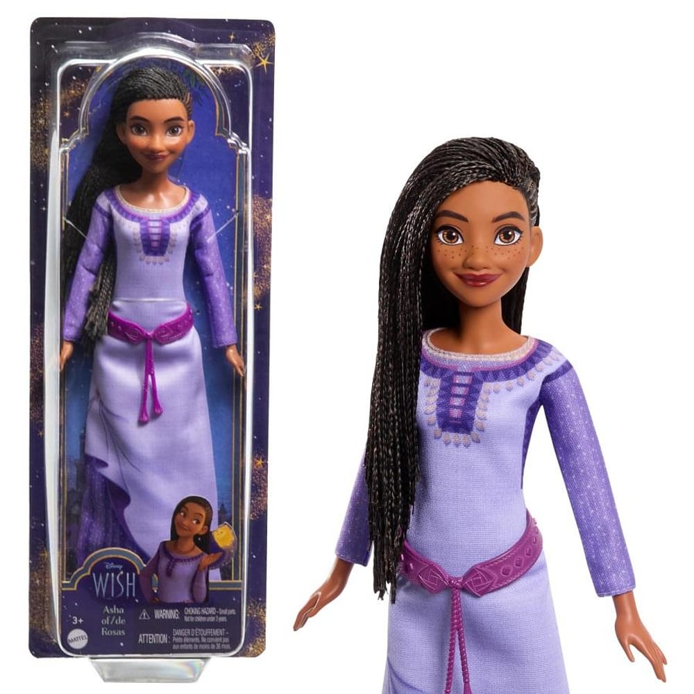 Boneca Articulada - Disney Wish Asha - HPX25 - Mattel