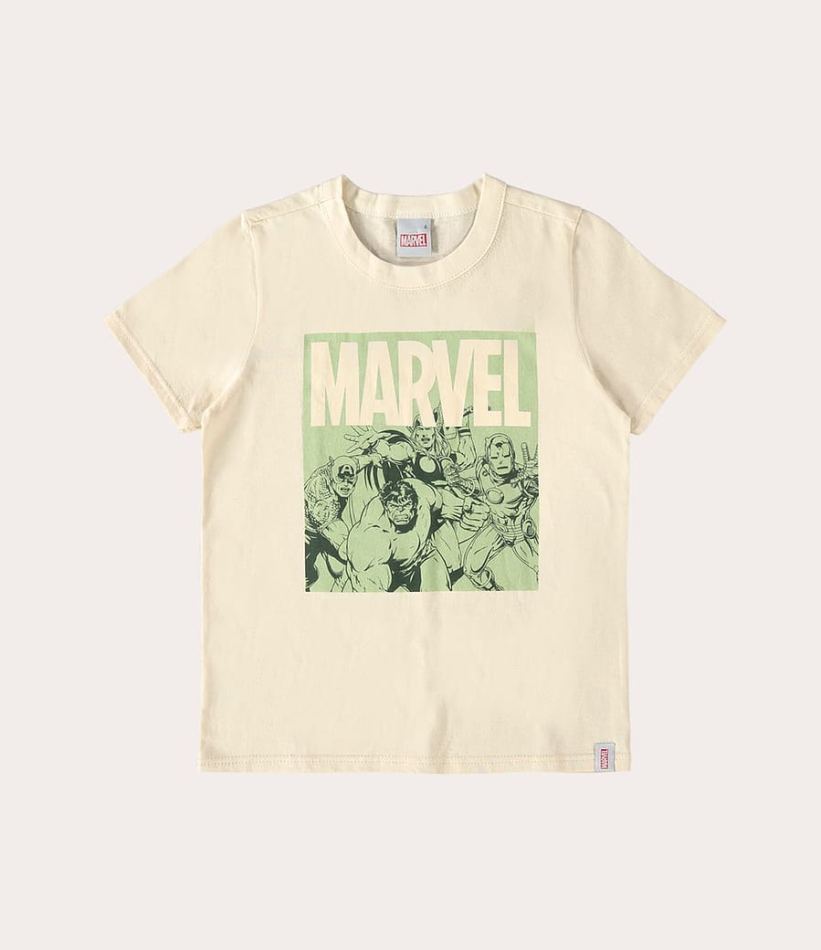 Camiseta Infantil Menino Marvel Malwee Kids
