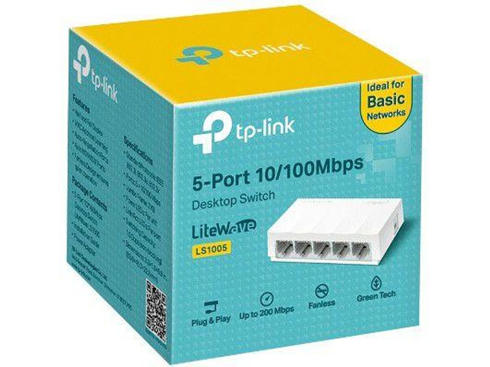Switch 5 Portas TP Link LS1005 10/100 Mbps